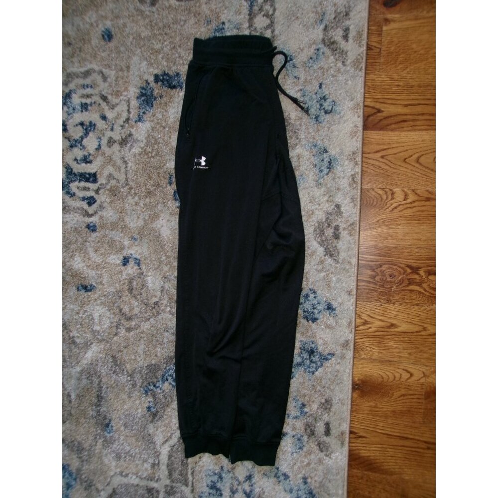 Under Armour Black Athletic Jogger Pants Mens M Tapered